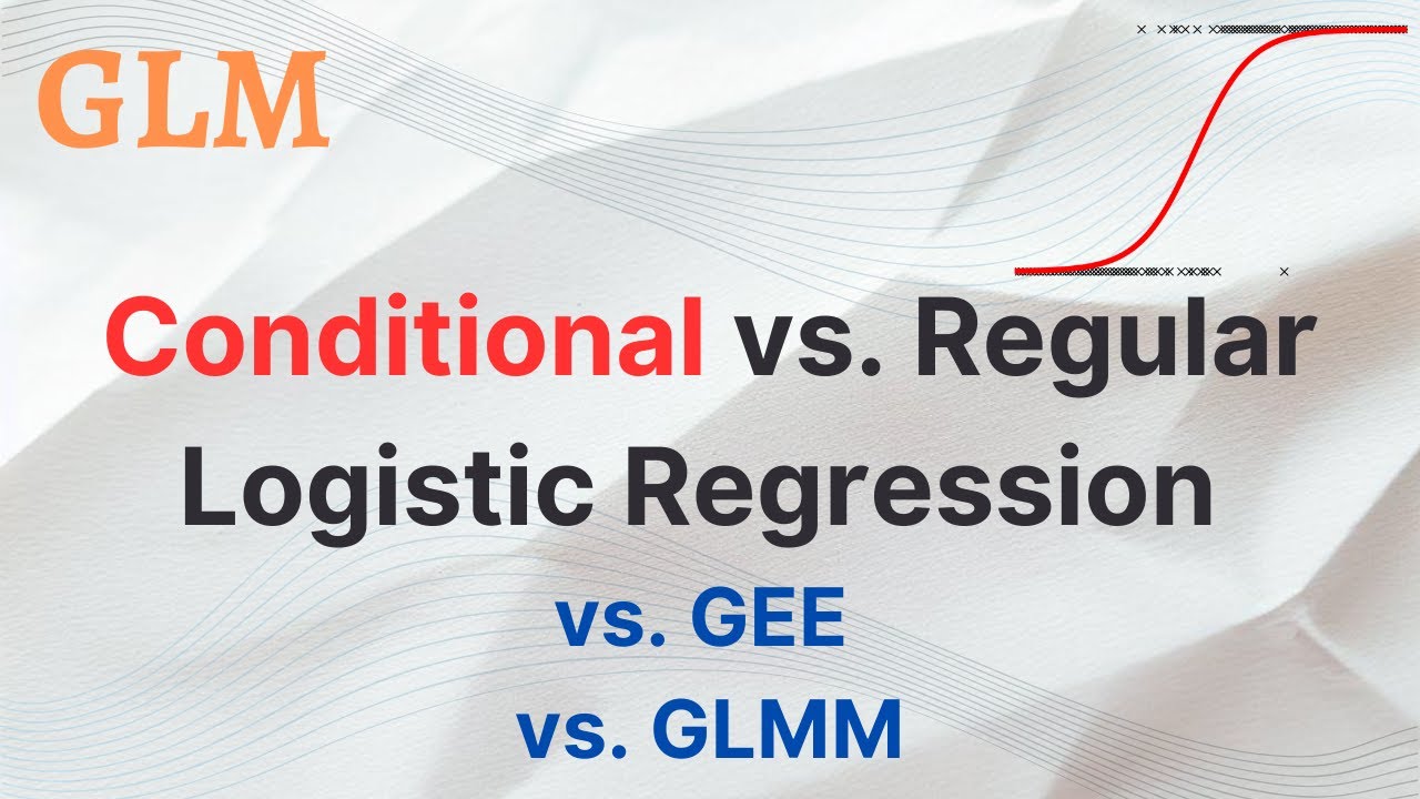 Conditional vs. Regular Logistic Regression (Theory + R Code)