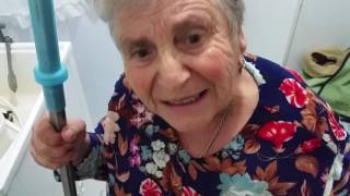 When you're nonna spills her orange juice & she gets her new mop out...