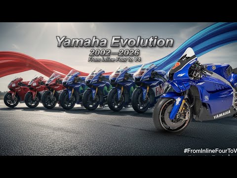 Yamaha YZR-M1 Evolution 2002–2026 — From Inline-4 to V4