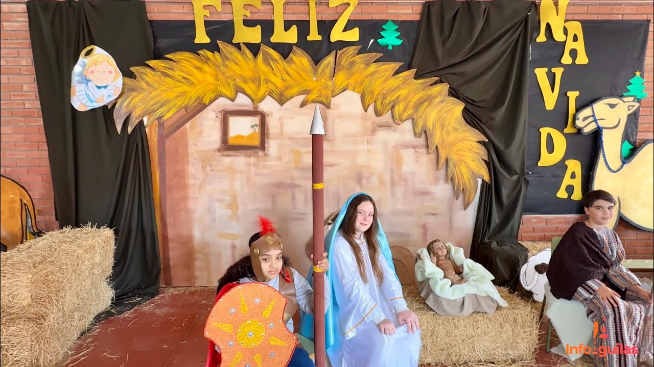 El colegio San Juan de las Águilas vuelve a representar su gran Belén Viviente