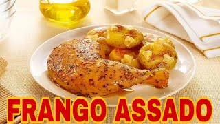 FRANGO ASSADO NA MAIONESE DE ALHO!!!!!