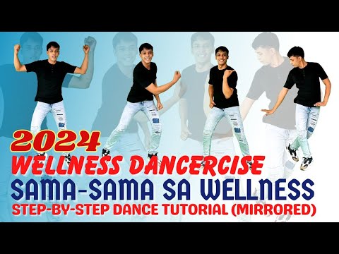 SAMA SAMA SA WELLNESS EASY DANCE TUTORIAL┃STEP-BY-STEP┃MIRRORED