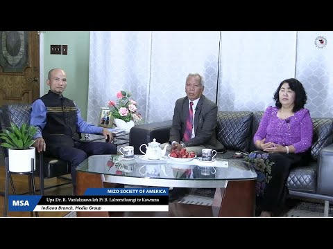 Upa Dr. R. Vanlalzauva leh Pi B. Lalremtluangi te Kawmna ( USA )