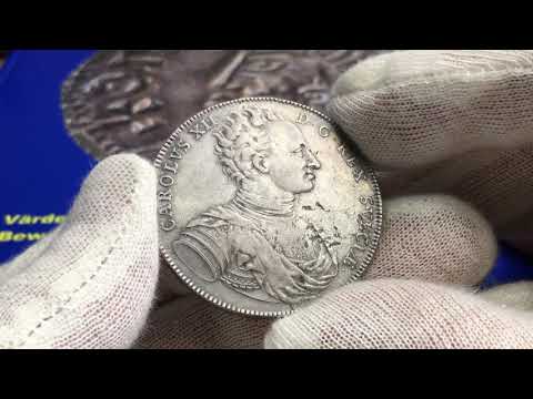 Karl XII - Riksdaler 1718 - Tilltalande exemplar från Roberto Delzanno Mynthandel