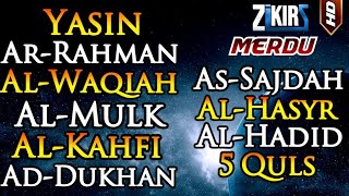 Download lagu Surah Yasin, Ar Rahman, Al Waqiah, Al Mulk, Al Kahfi, As Sajdah, Ad Dukhan, Hasyr, Al Hadid & 5 Quls mp3 Download lagu Surah Yasin, Ar Rahman, Al Waqiah, Al Mulk, Al Kahfi, As Sajdah, Ad Dukhan, Hasyr, Al Hadid & 5 Quls mp3