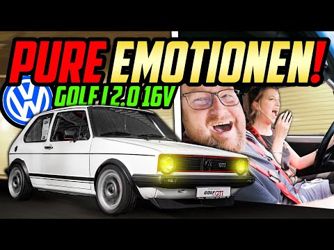 GÄNSEHAUT-GARANTIE bei 8400 RPM! - VW Golf 1 GTI 2.0 16V - EMOTIONALER wird es NICHT!