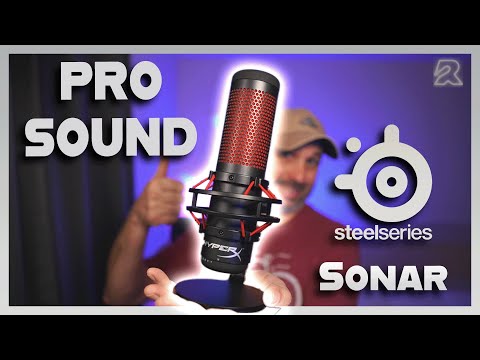 How to make HyperX Quadcast sound like a pro with Sonar!!