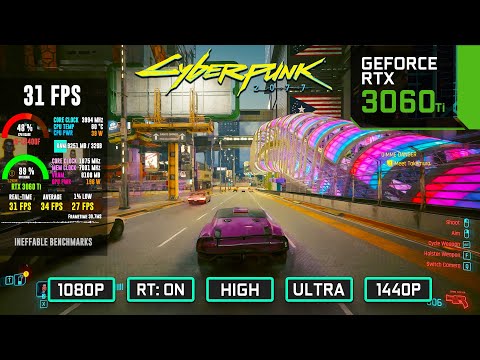 Cyberpunk 2077 (Update 2.0): RTX 3060 Ti | DLSS 3.5 | Ray Reconstruction + All Settings Tested