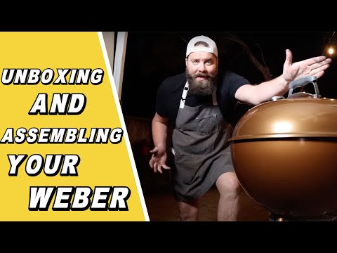 Unboxing and Assembling your Weber Kettle Grill | ft. Chuds BBQ