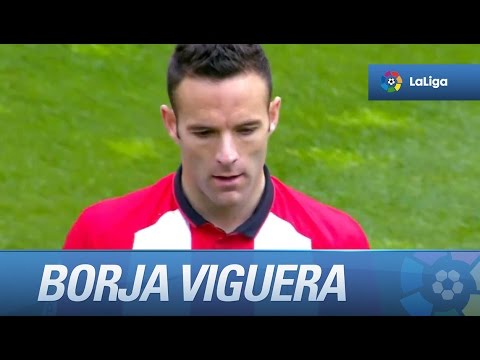 Disparo cruzado de Borja Viguera fuera