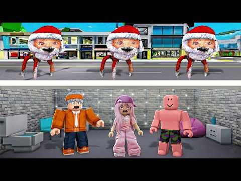 พวกเราต้อง สร้างฐานลับใต้ดินหนีจาก GOO GOO GAGA ใน Roblox Brookhaven 🏡RP