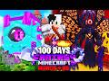 I Survived 100 Days In FANTASY Minecraft Hardcore