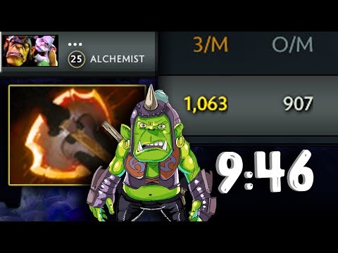 ОВЕРФАРМ НА АЛХИМИКЕ - ALCHEMIST OVERFARM DOTA 2