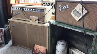 Video thumbnail for 1975 Killer Fender Strat Eddie Vegas 1963 Fender Tremolux 1962 Reverb Tank by eddievegas1