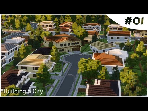 Lambry - Building a City #1 // Suburbs // Minecraft Timelapse