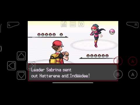 Battle Gym Leader Sabrina - Pokemon Radical Red 4.1