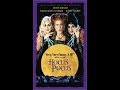 Opening To Hocus Pocus 1998 VHS