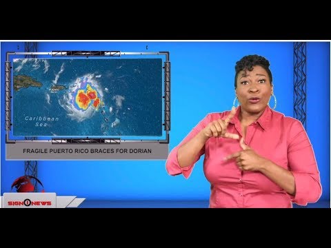 Fragile Puerto Rico braces for Dorian (ASL - 8.28.19)