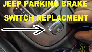 CUSTOMER STATES CAR WONT MOVE! JEEP PARKING BRAKE ENGINEERING FAIL! SWITCH REPLACMENT.
