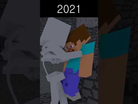 Evolution of Skeleton 2 - Minecraft Animation