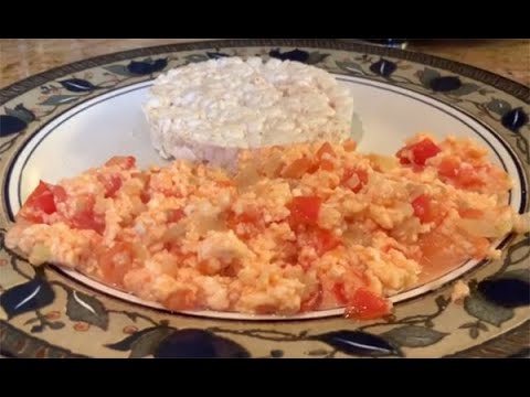 Egg Whites with tomato and onion Omelet