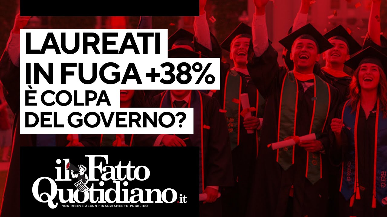 Laureati in fuga dall'Italia, colpa del Governo? La diretta con Peter Gomez
