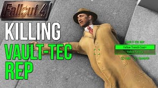 Fallout 4: What Happens if you Kill the Vault-Tec Rep Pre-War?