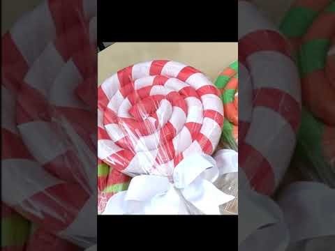 DOLLAR TREE POOL NOODLE LOLLIPOP DIY #shorts