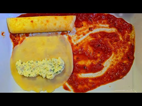 Easy Cheese Manicotti From Scratch