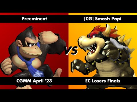 Preeminent ( DK ) vs CG | Smash Papi ( Bowser ) - [ EC Losers Finals ]