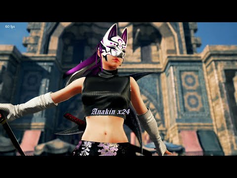 57_1 Kunimitsu Ryona vs Yoshimitsu - Tekken 7 ( Anakin x24 ) Gameplay PC Gtx 1070 Ti 8GB