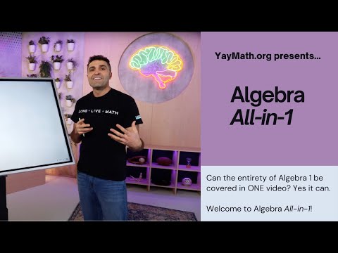 Algebra All-in-1, a Full Course Algebra Review