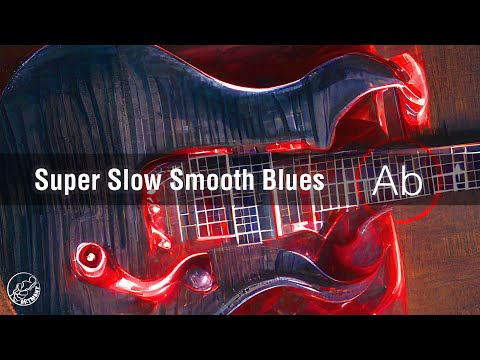 Super Slow Smooth Blues Backing Track in Ab