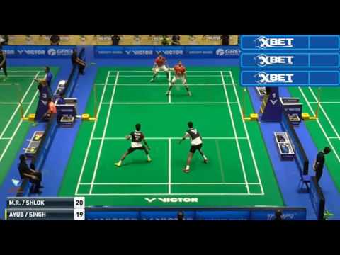 2017 Malaysia Masters R32 MD Arjun M R SHLOK vs Azriyn AYUB Jagdish SINGH
