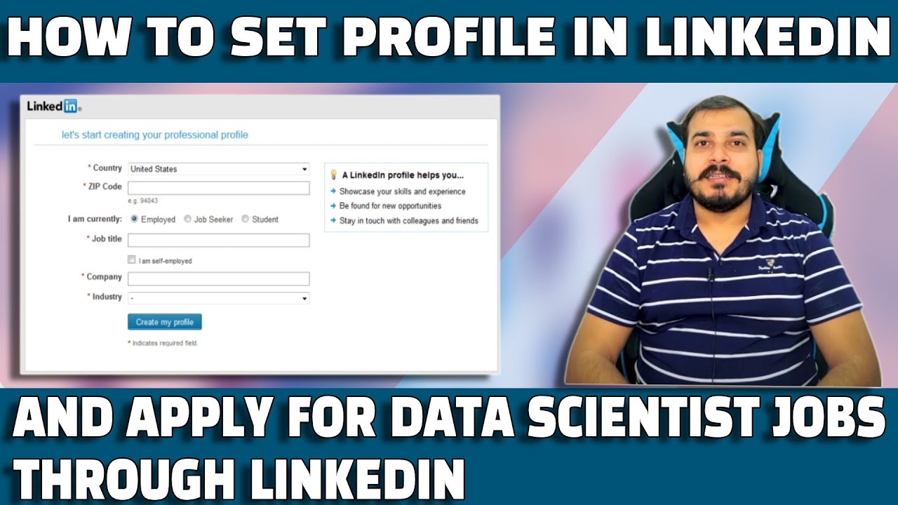 How To Set Profile And Apply Data Science Jobs In LinkedIn