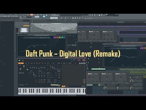 Daft Punk - Digital Love (Bengston Remake in FL Studio 12) | Using ONLY stock FL plugins and samples