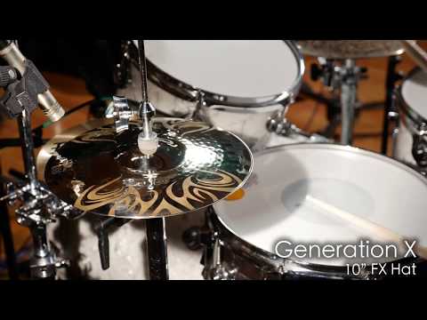 Демонстрация звучания тарелки Meinl 10" Hi-Hat GX-10FXH