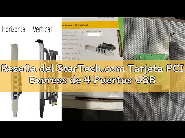 Vídeo relacionado con StarTech.com Tarjeta Adaptadora PCI Express de 2 Puertos USB-C 3.2 Gen 2 (10Gbps) - Chipset ASM3142 - Hub Interno USB Tipo C (PEXUSB312C3)