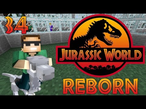 "New Dinosaurs!" - Ep. 34 - Minecraft: Jurassic World Reborn