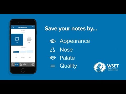 Tasting like a pro with WSET's Tasting Notes, Wine, app
