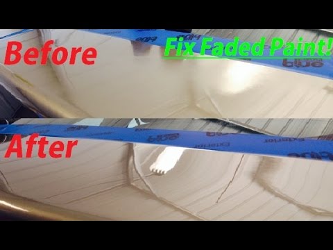 How to fix faded Paint and Clear Coat with 3M Products!