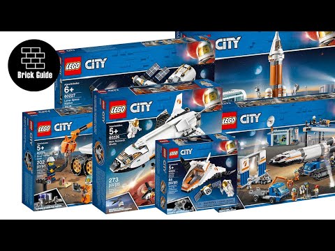 Lego City Space 2019 Compilation of all Sets