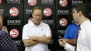 Bleezy Interviews Hawks Coach Mike Budenholzer