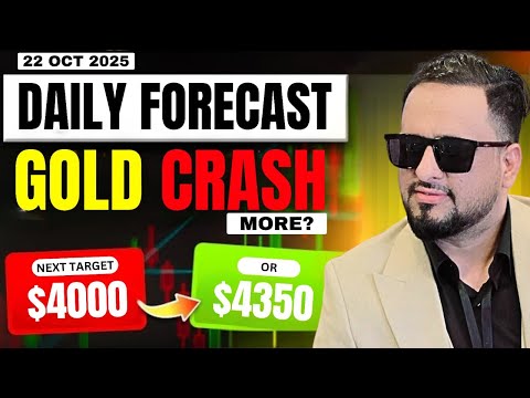 GOLD MARKET OUTLOOK | 22 OCT 2025 | XAUUSD FORCAST BY EFMS TRADE| GOLD BIG CRASH