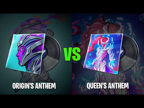 The Origin's Anthem vs Queen's Anthem Music Track in Fortnite