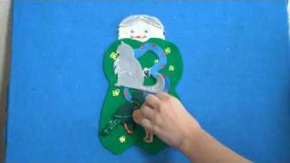 Preschool Songs ~ There Was An Old Lady Who Swallowed A Fly Flannel Board Story