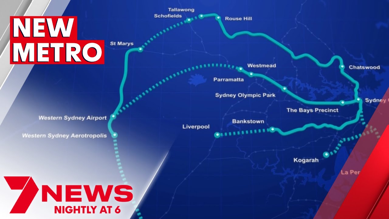 Contracts awarded for the underground parts of the Western Sydney Airport's Sydney Metro | 7NEWS