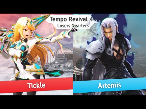 Tempo Revival 44 - Tickle (Pyra Mythra) Vs. Artemis (Sephiroth) - Losers Quarters - Smash Ultimate
