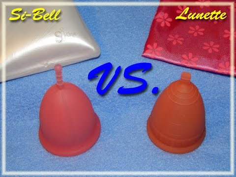 Si-Bell vs Lunette Menstrual Cup Comparison