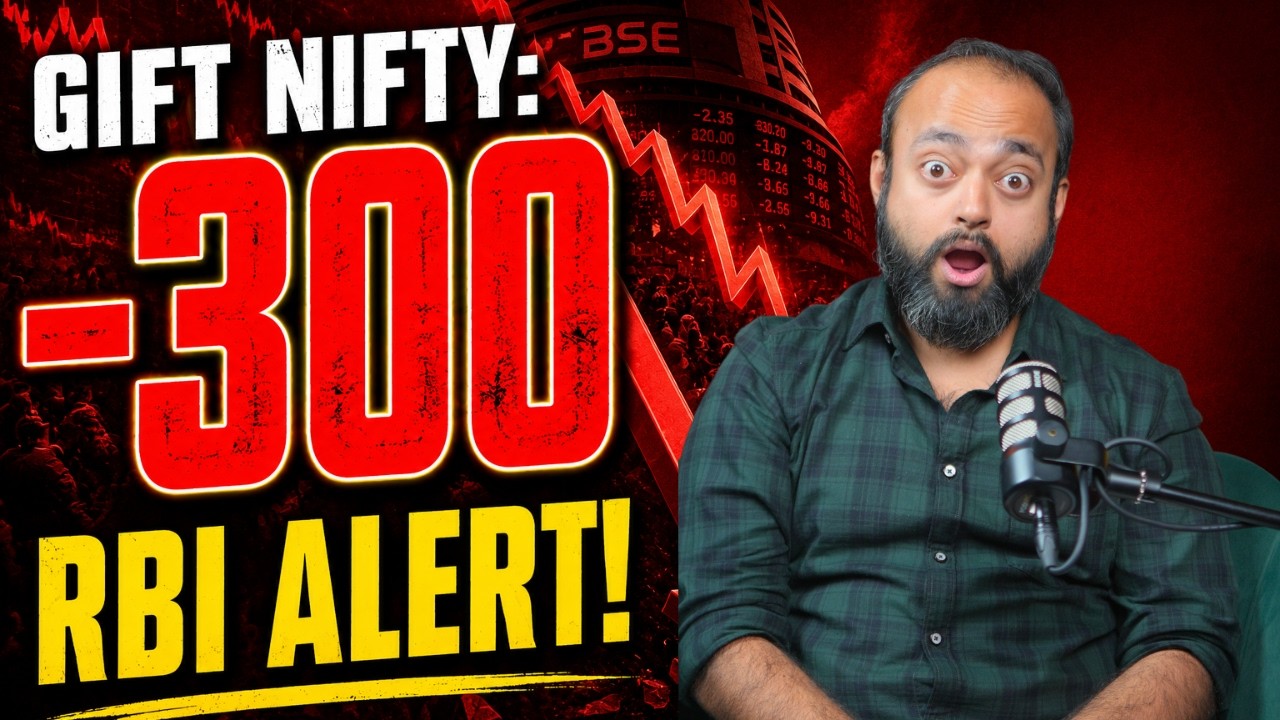 Market Crash Today? Nifty -300 Points! 🚨